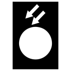  ETIQUETTE 30 X 40 MM NOIR 