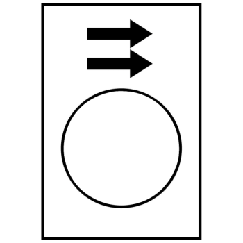  ETIQ 30X40MM BLC Mont�e GV 