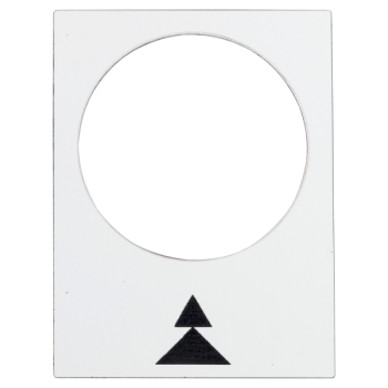  ETIQ 30X40MM BLC Droite PV-GV 