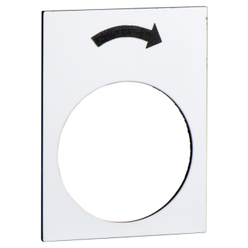  ETIQ 30X40MM BLC Rot droite PV 