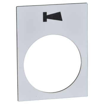  ETIQ 30X40MM BLC Alarme 