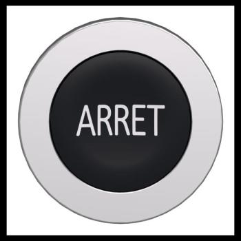  t�te BP flush marqu� noir 