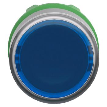  t�te bouton poussoir O22 bleu 