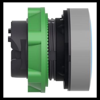  t�te bouton poussoir O22 bleu 