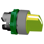  t�te BT 2 positions fixe jaune 