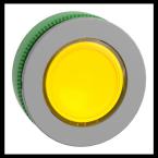  t�te voyant DEL O22 flush jaun 