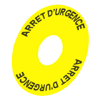  ETIQ DIAM 45MM ARRET D UR 