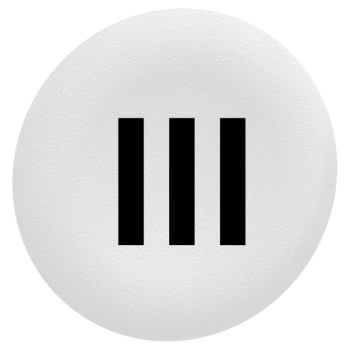  capsule BP flush 'III' blanc 