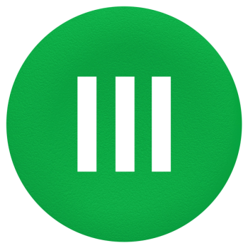  capsule BP flush 'III' vert 