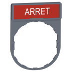  Porte-�tiquette plat 30x40 gri 