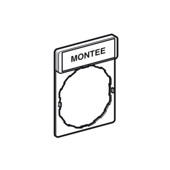  Porte �tiquettes MONTEE 