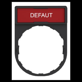  Porte �tiquettes DEFAUT b/r 