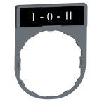  Porte-�tiquette plat 30x40 gri 