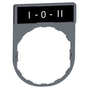  Porte-�tiquette plat 30x40 gri 