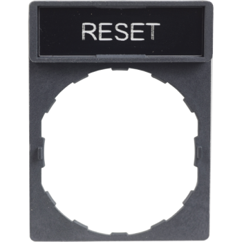  Porte �tiquettes RESET 