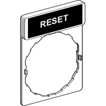  Porte �tiquettes RESET 