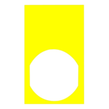  ETIQU V. 30X50 JAUNE POUR 