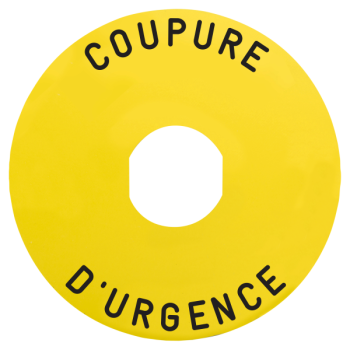  ETIQUETTE CIRCULAIRE JAUN 