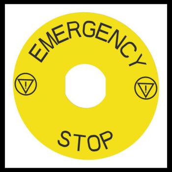  Etiquette circulaire jaun 