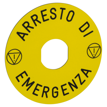  ETIQUETTE ARRET URGENCE 