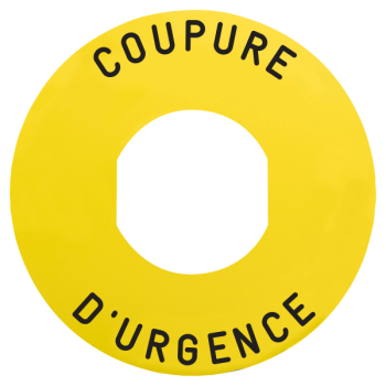  ETIQUETTE CIRCULAIRE JAUN 