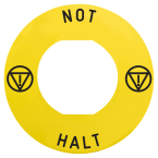  ETIQUETTE NOT HALT ZBZ160 