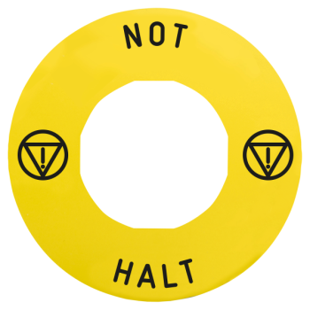  Etiquette circulaire jaun 