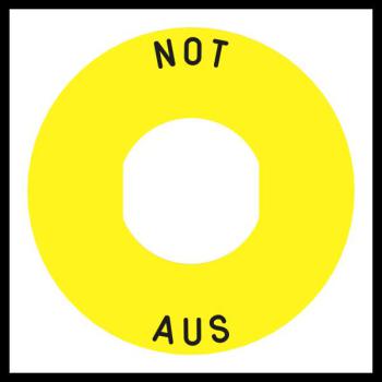  ETIQUETTE CIRCULAIRE JAUN 