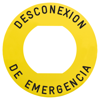  ETIQUETTE DESCONEXION DE 