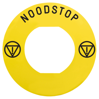  ETIQUETTE NOODSTOP ZBZ160 