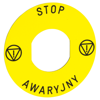  ETIQUETTE CIRCULAIRE JAUN 