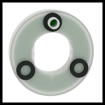  Etiquette lumineuse O60 24V 