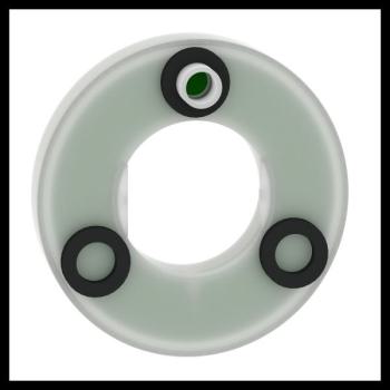  Etiquette lumineuse O60 230V 