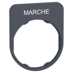  PLAQUE SIGNALETIQUE 40X50 MM 