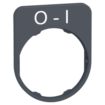  LEGEND PLATE WITH O-I MAR 